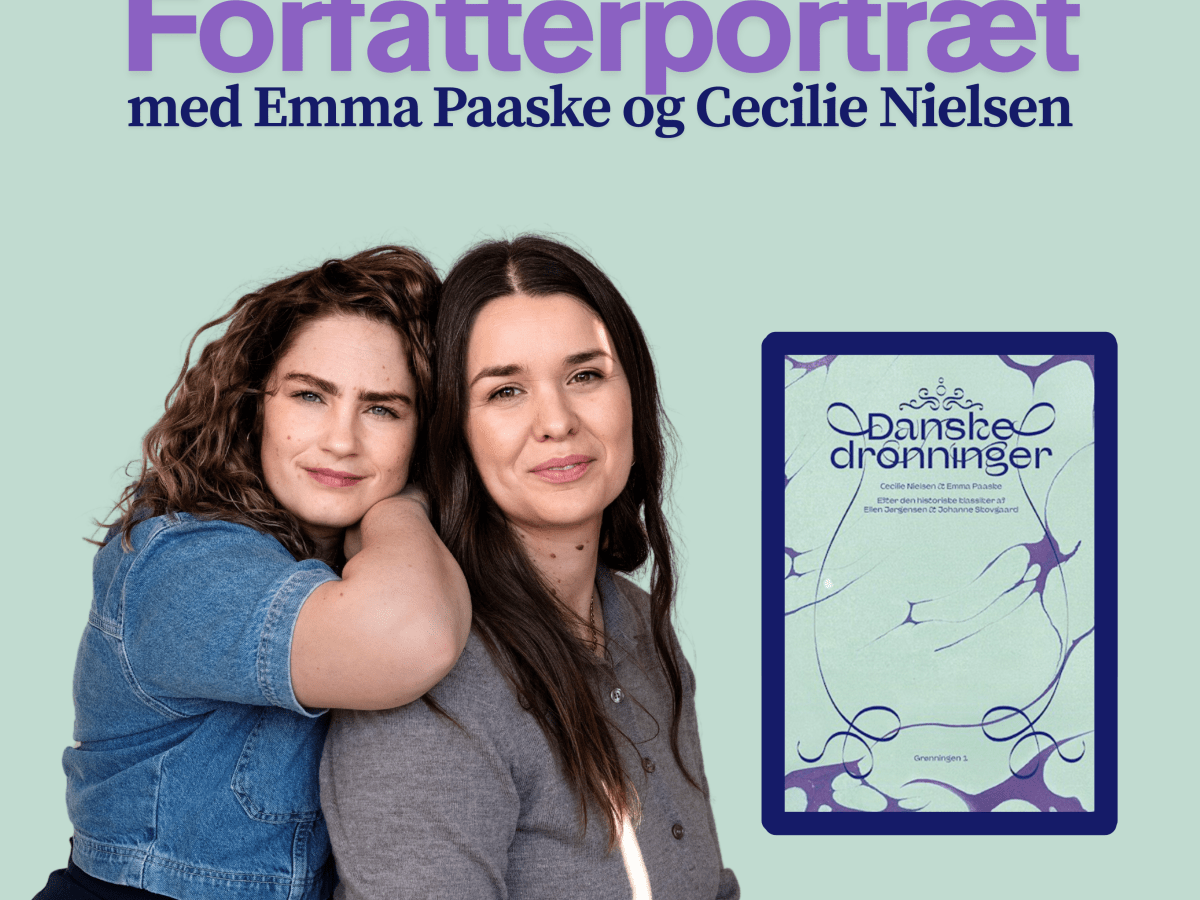 Forfatterportræt af Emma Paaske og Cecilie&nbsp;Nielsen